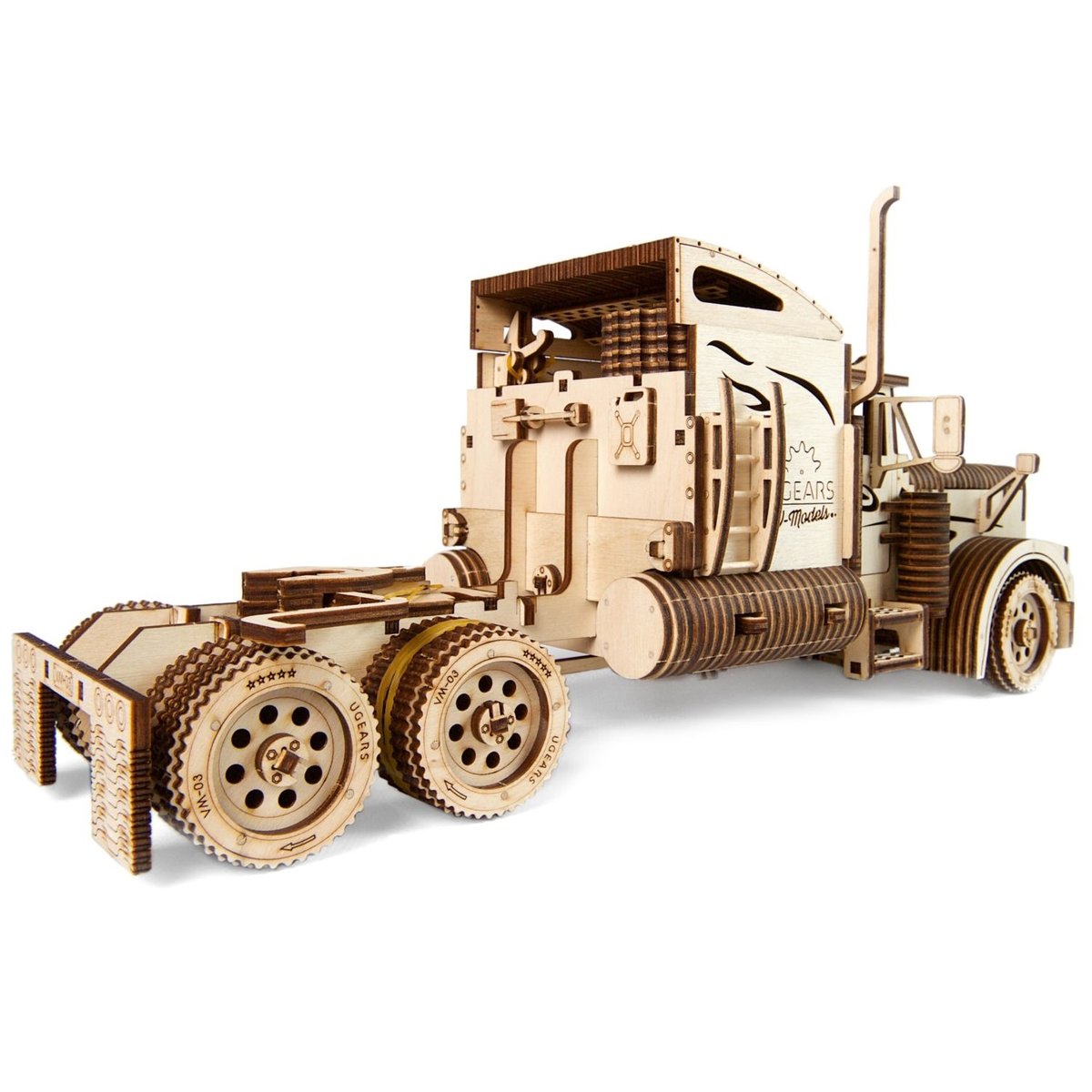 Puzzle 3D Camion poids-lourd beige, UGEARS