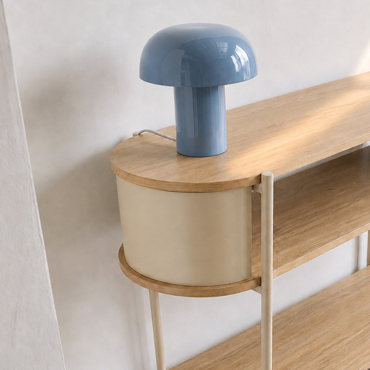 Console en bois et métal L100cm- PACO beige, DRAWER