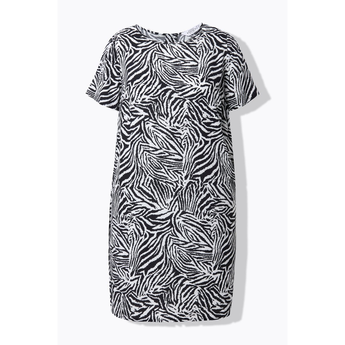 Robe coupe Straight Fit, imprimé zébré noir, STUDIO UNTOLD