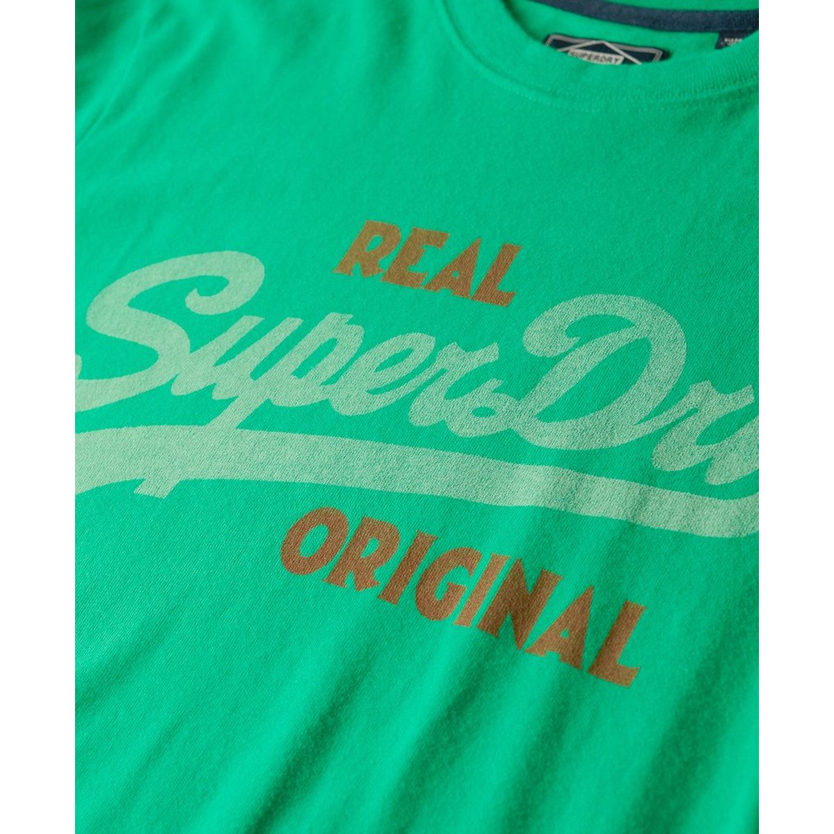 T-shirt Vintage Logo Soda Pop vert drop kick, SUPERDRY