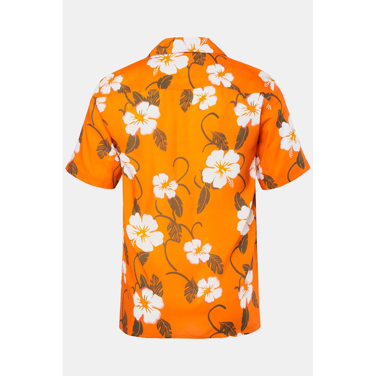 Chemise en viscose, imprimé all-over orange, JP1880