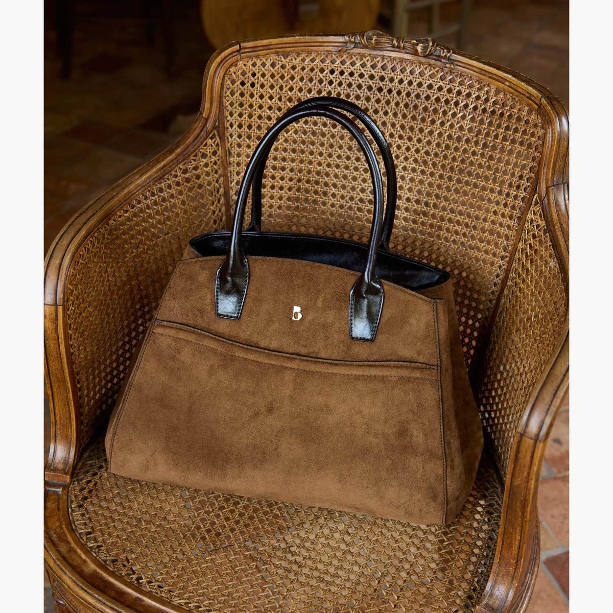 Sac À Main HONORINE grand sac à main cognac, BOCAGE