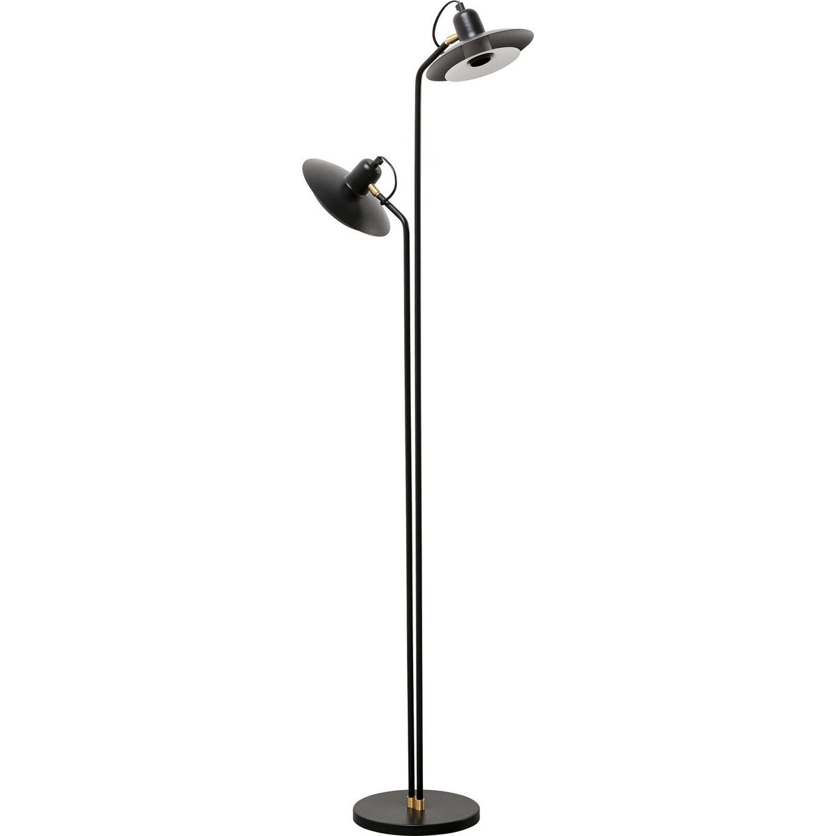 Lampadaire en acier, SPEAKER noir, KARE DESIGN