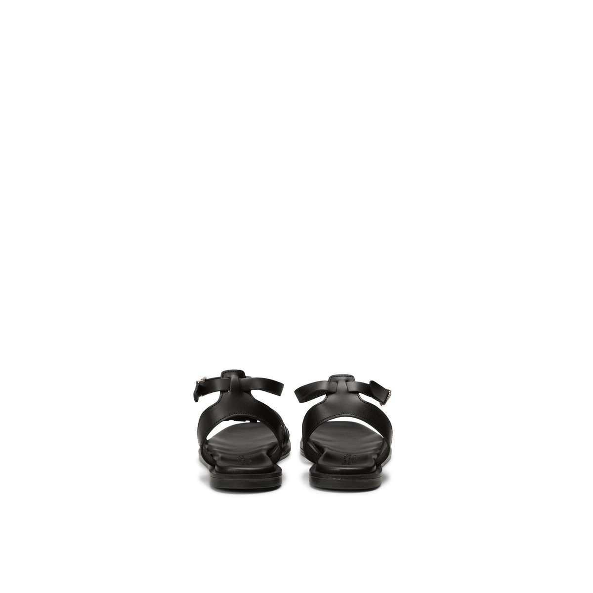 Sandale en cuir de vache noble schwarz, MARC O'POLO