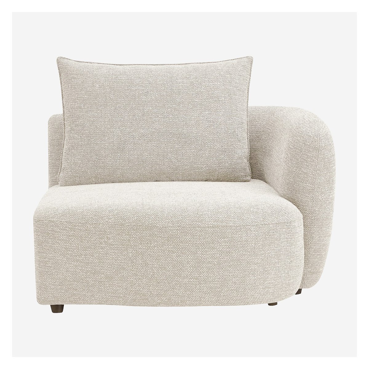 Canapé en tissu garni de plumes CAPRI beige, HABITAT