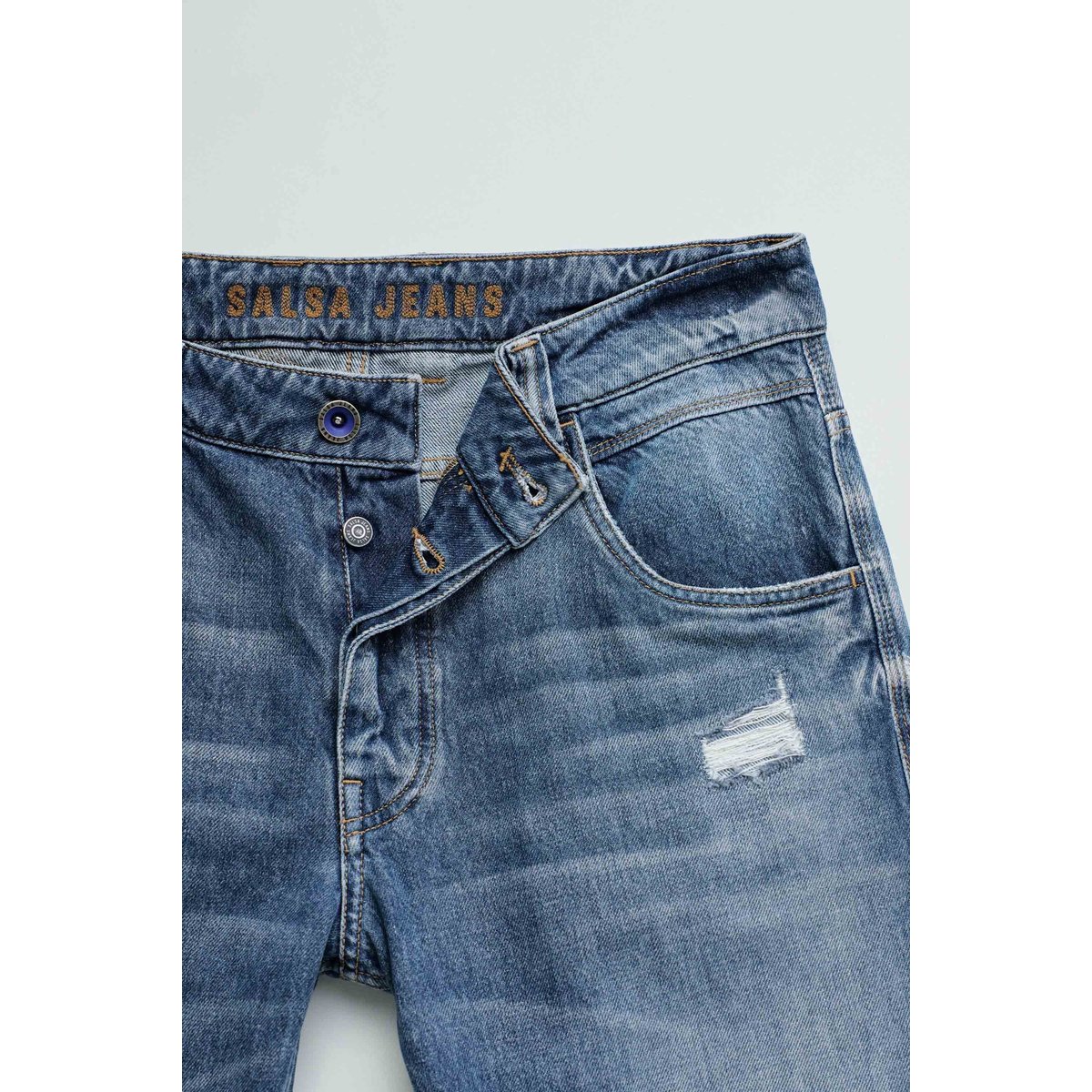 JEAN REGULAR FIT CRAFT SERIES bleu denim, SALSA JEANS