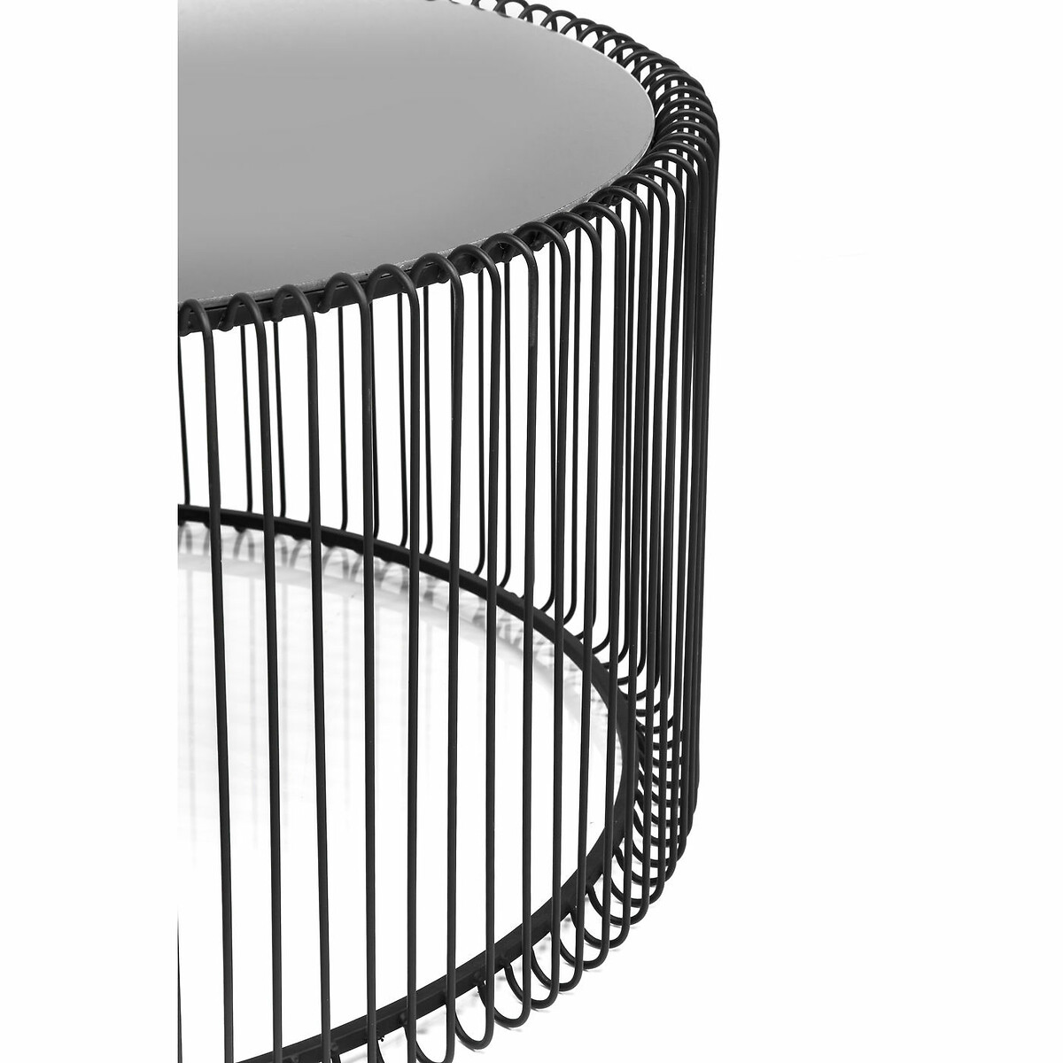 Tavolino da caffè Wire nero (2/set) nero , KARE DESIGN