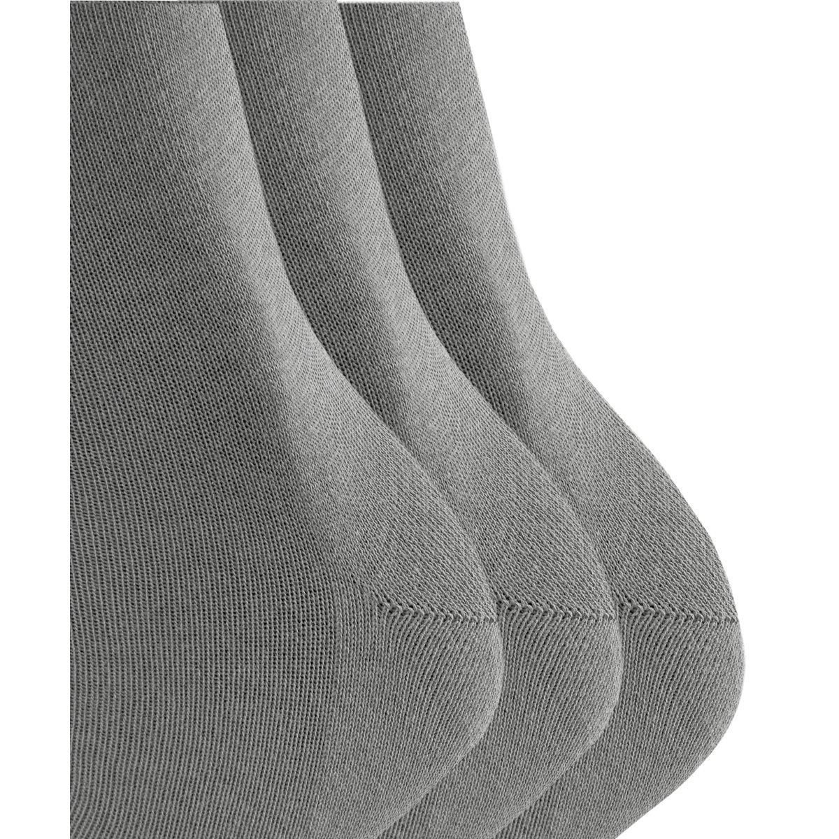 Chaussettes Family 3-Pack gris, FALKE