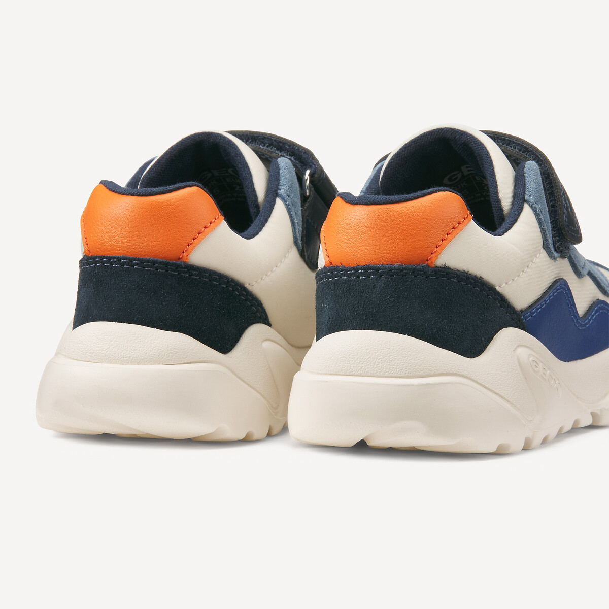 Kids Ciufciuf Elastic Laces Trainers white/navy blue, GEOX