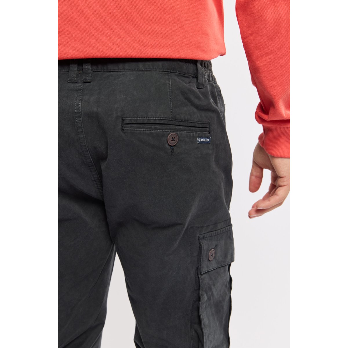 Pantalon multipoches DECKYL navy, BERMUDES
