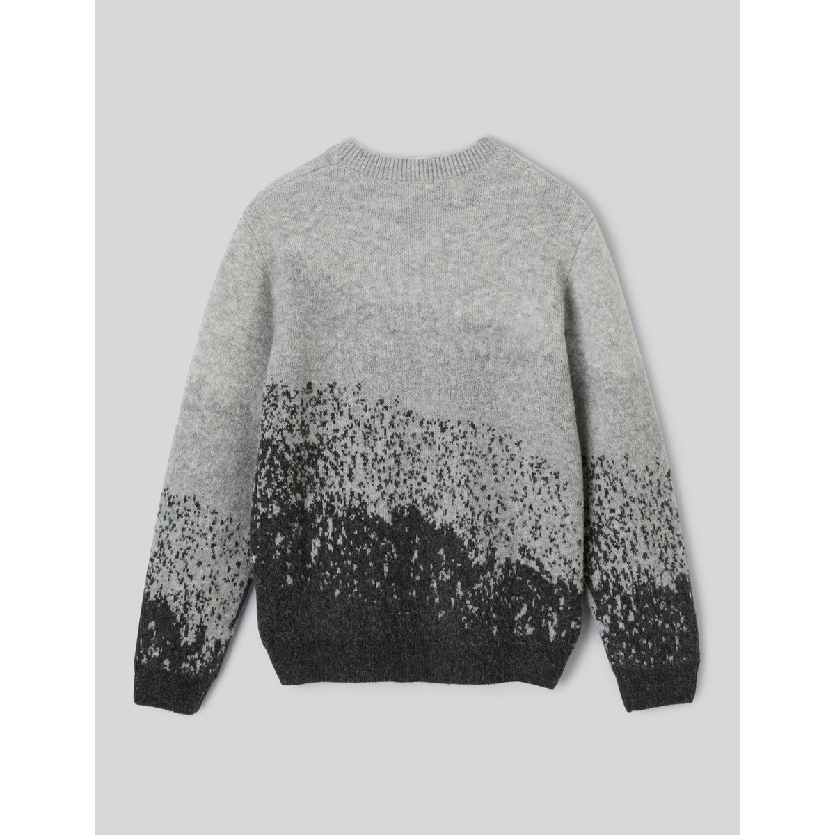 Pull jacquard gris, BZB