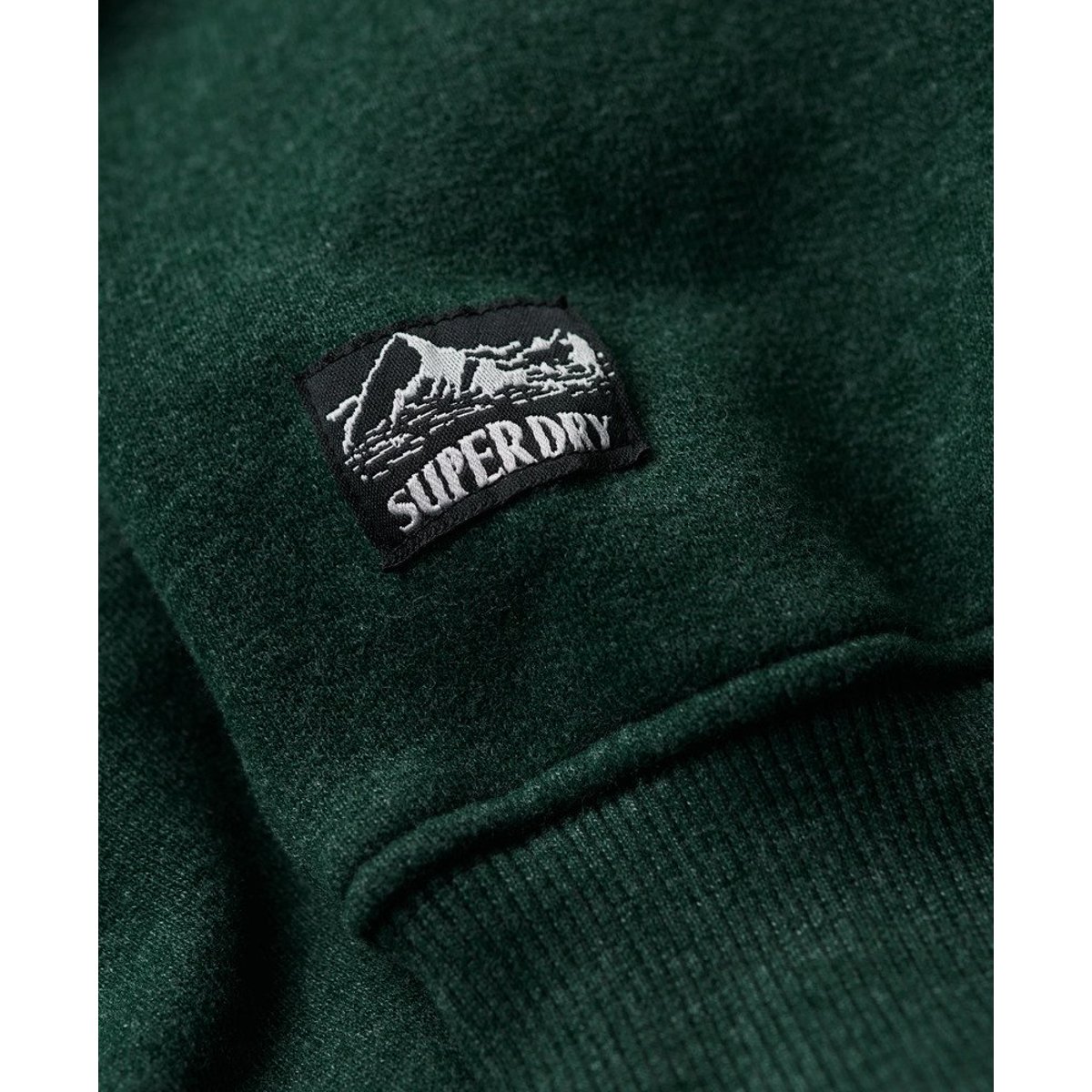 Sweat ras du cou à motif Travel Souvenir vert jade chiné, SUPERDRY
