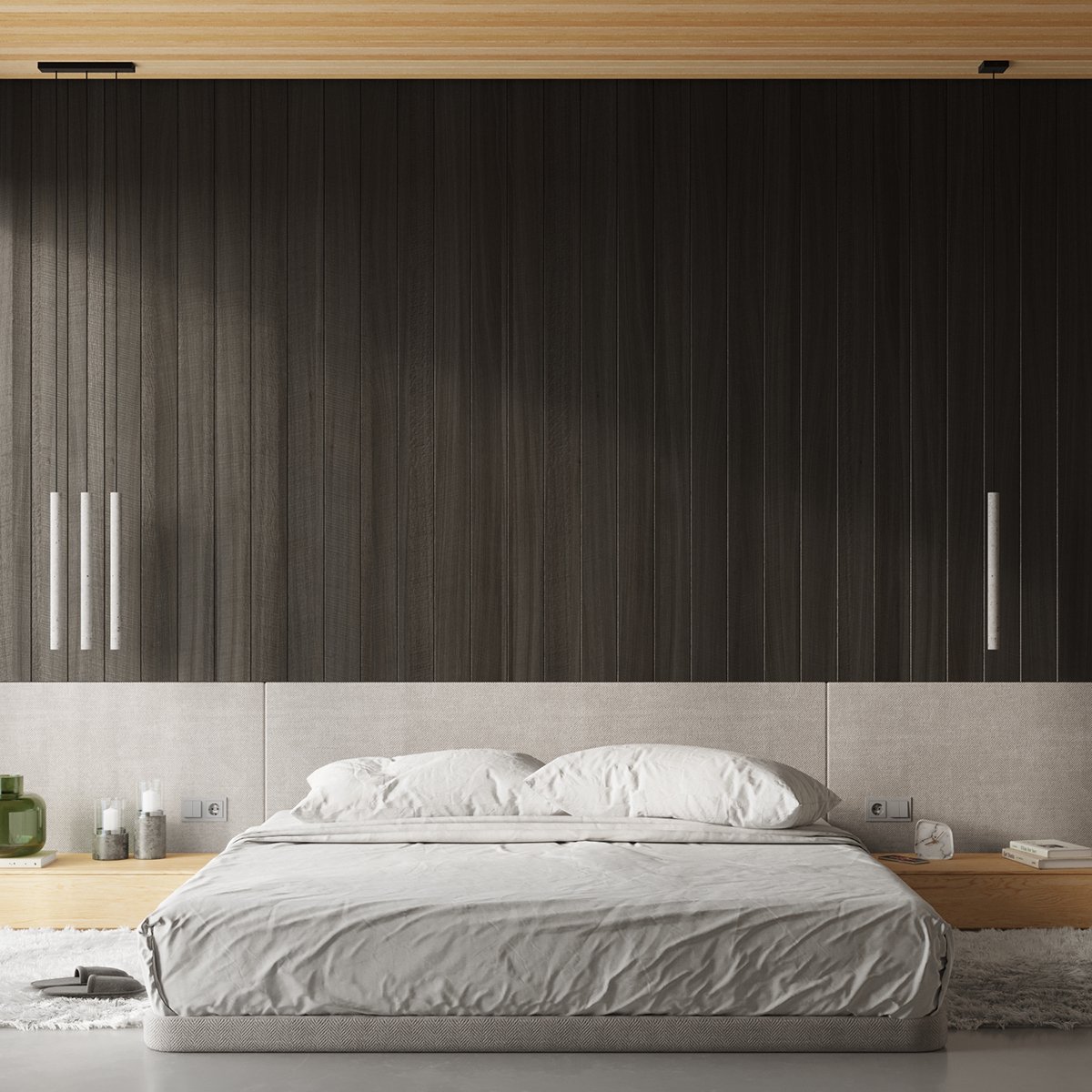 Suspension Béton Gris G9 5 Pastelo gris, EDEN