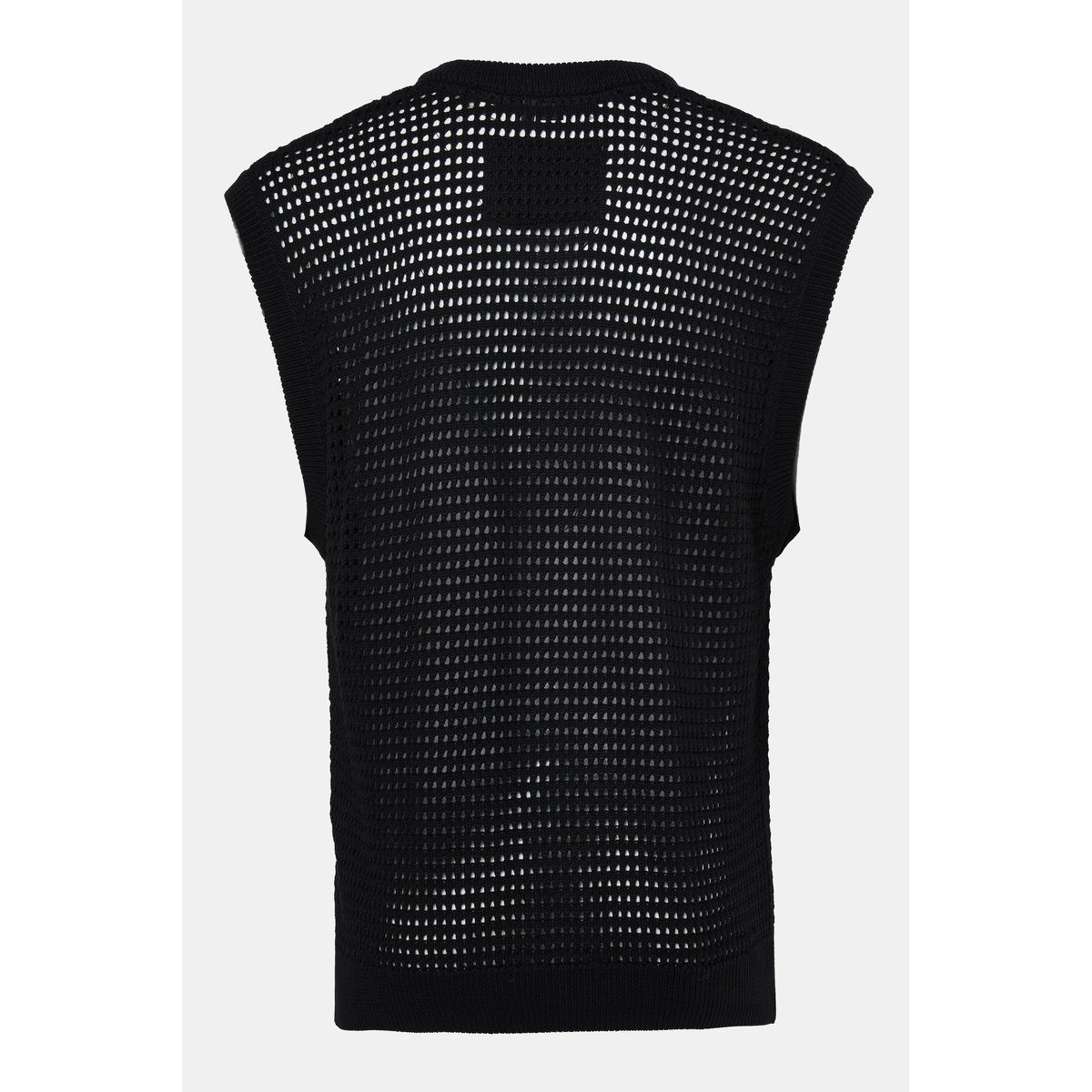 Pull sans manches, esprit streetwear noir, STHUGE