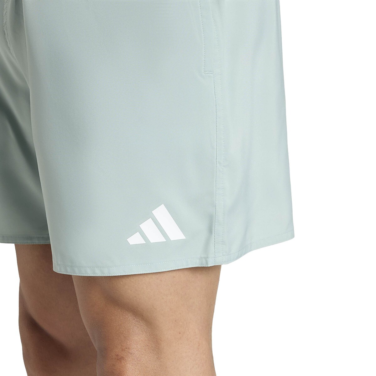 Calções de banho lisos verde, adidas Performance