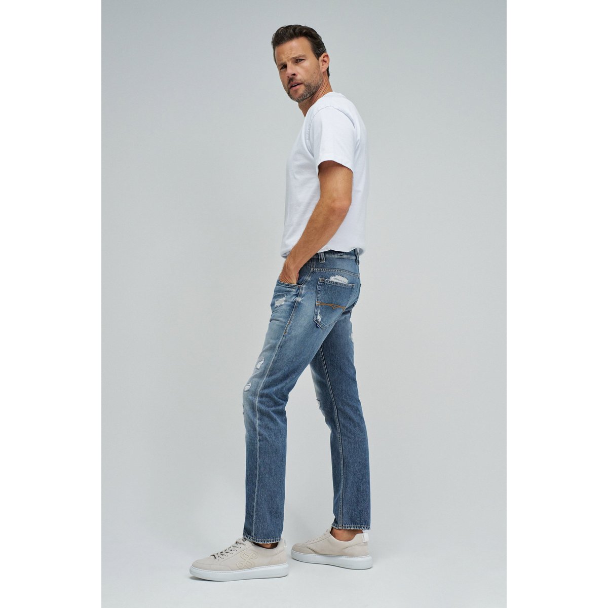JEAN REGULAR FIT CRAFT SERIES bleu denim, SALSA JEANS