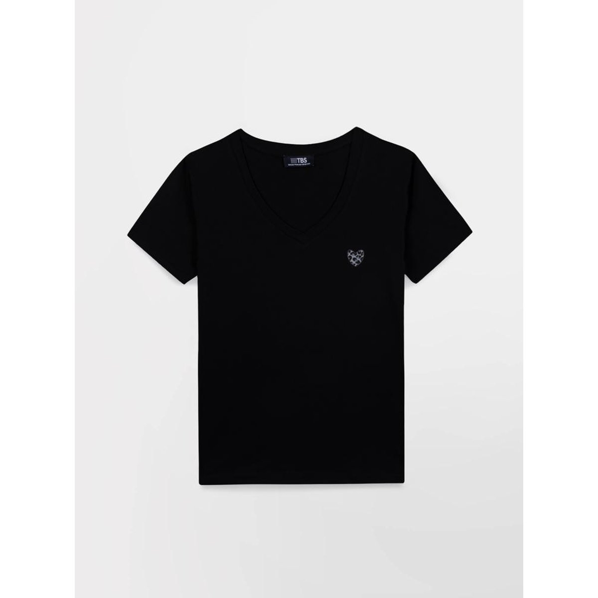 T-shirt manches courtes SILMITEE noir, TBS