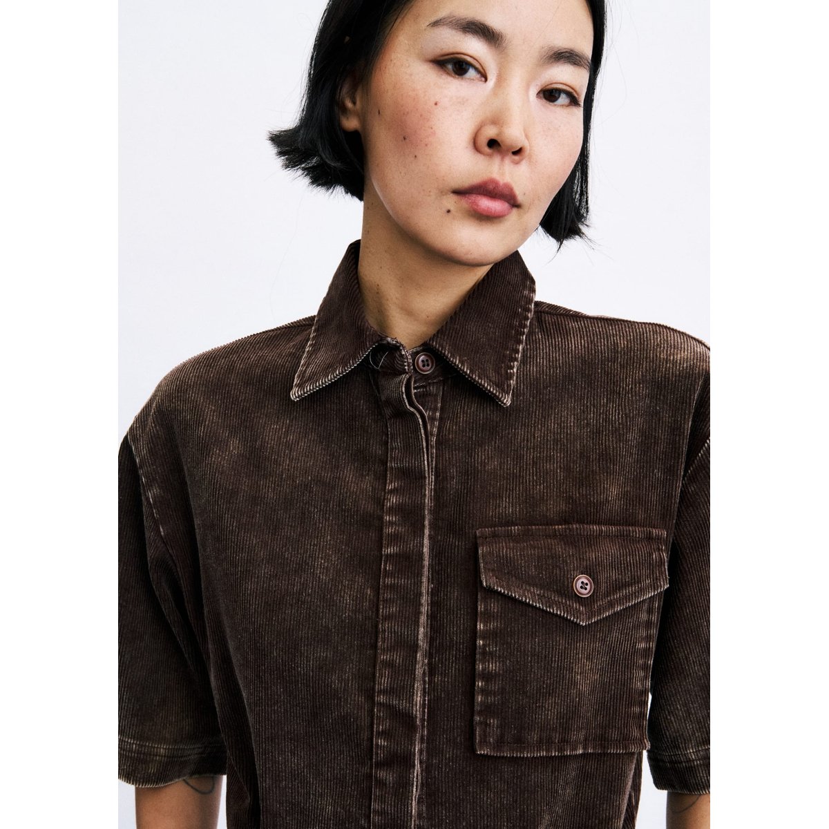 Combi-pantalon Margate en coton MARGATE marron ocre, FRNCH