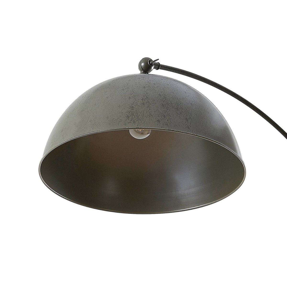 Lampadaire en métal jeunes, Jonera gris foncé, LINDBY