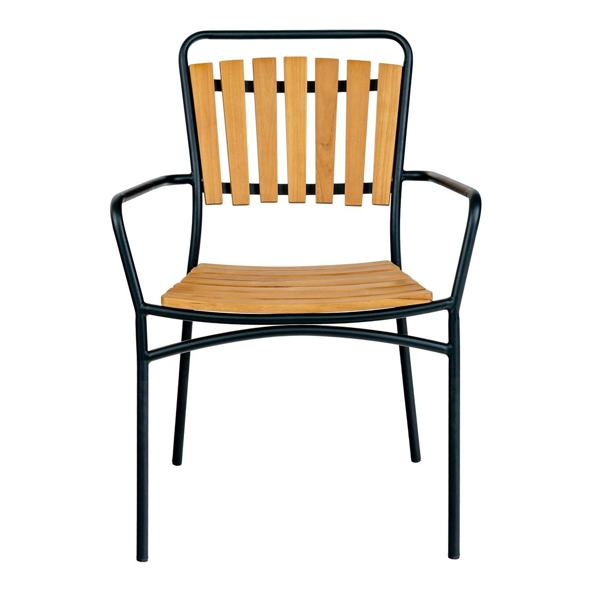 Chaise intérieur / extérieur en teck (lot de 2) LAKEWOOD bois naturel, PIER IMPORT