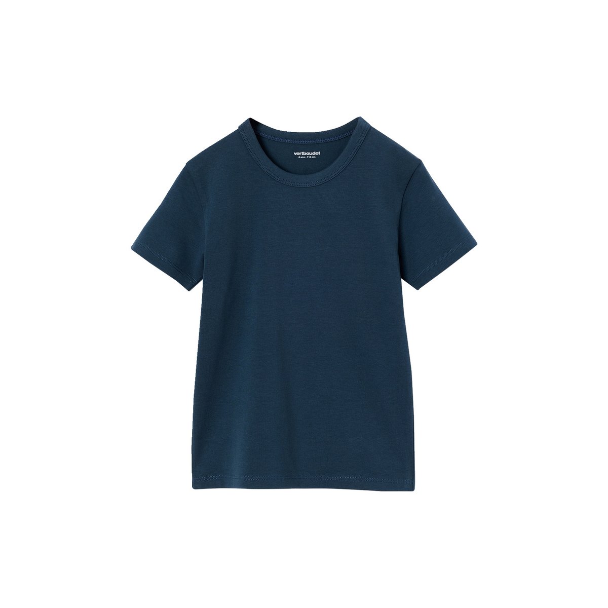 Lot de 3 T-shirts manches courtes bleu nuit, VERTBAUDET