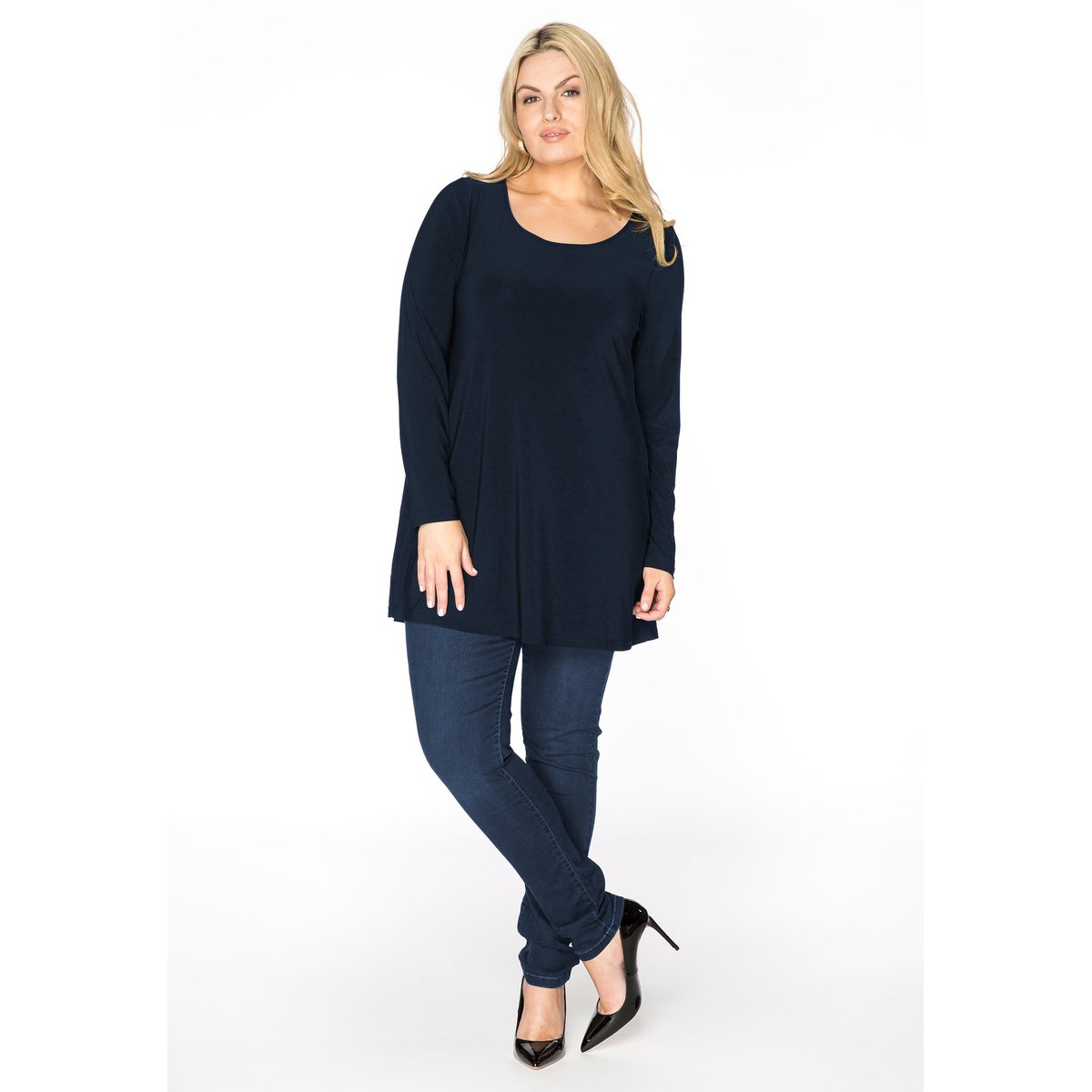 T-shirt manches longues marine, YOEK