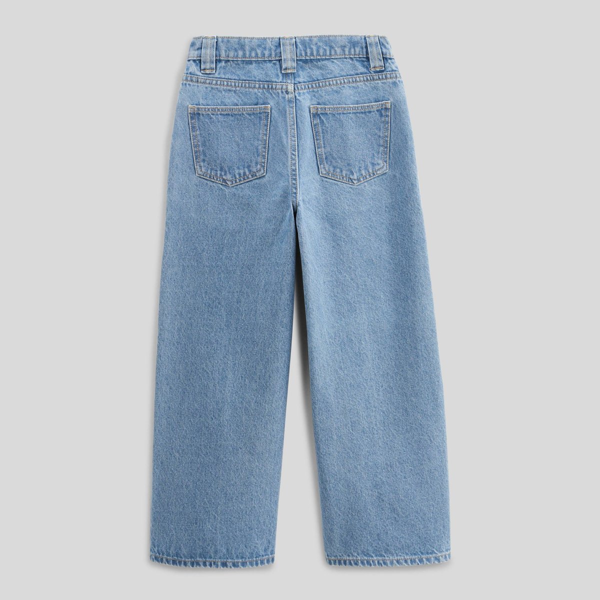 Jean large avec poches light blue stone, MONOPRIX