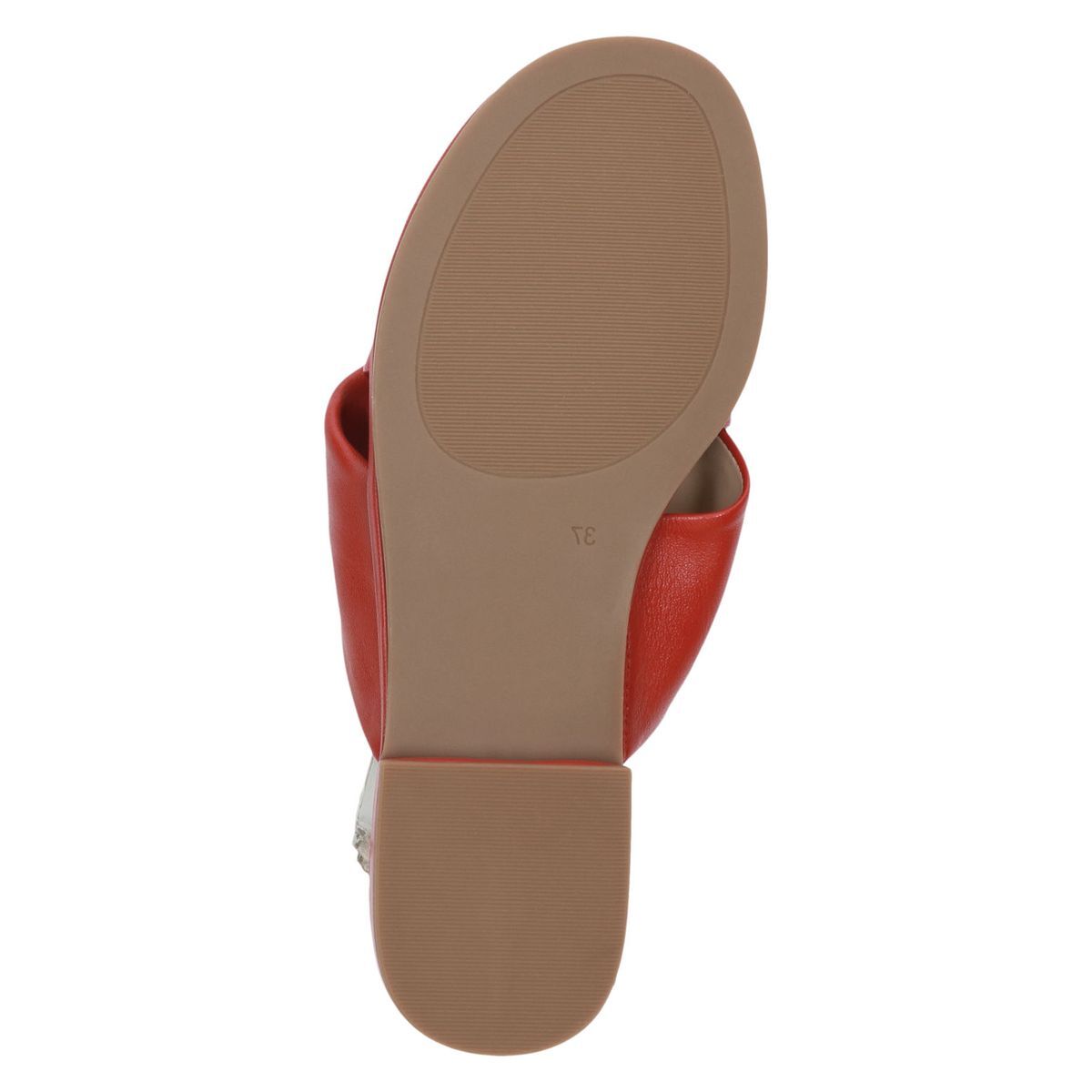 Mule en cuir rouge ecarlate, CAPRICE