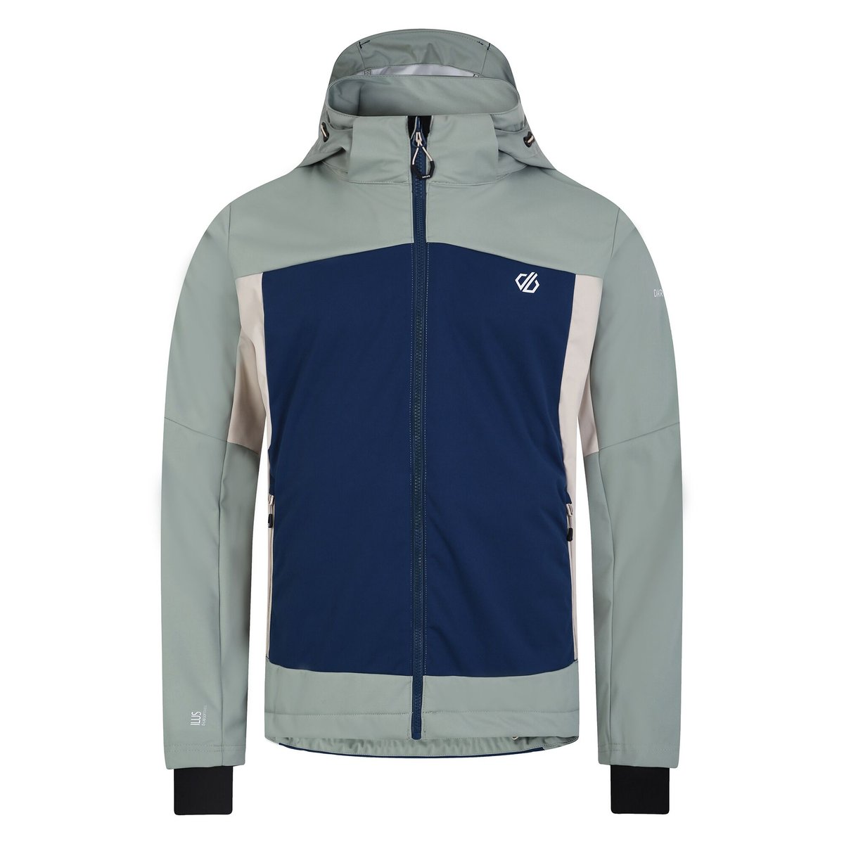 Veste softshell MOUNTAINEER denim sombre / vert nénuphar, DARE 2B