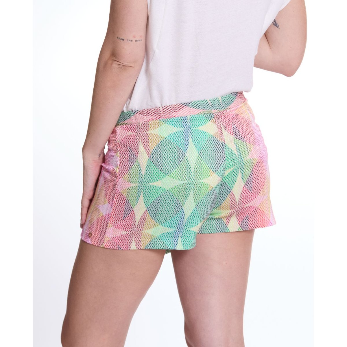 Jupe short de maternité Rosalie multico, CACHE COEUR
