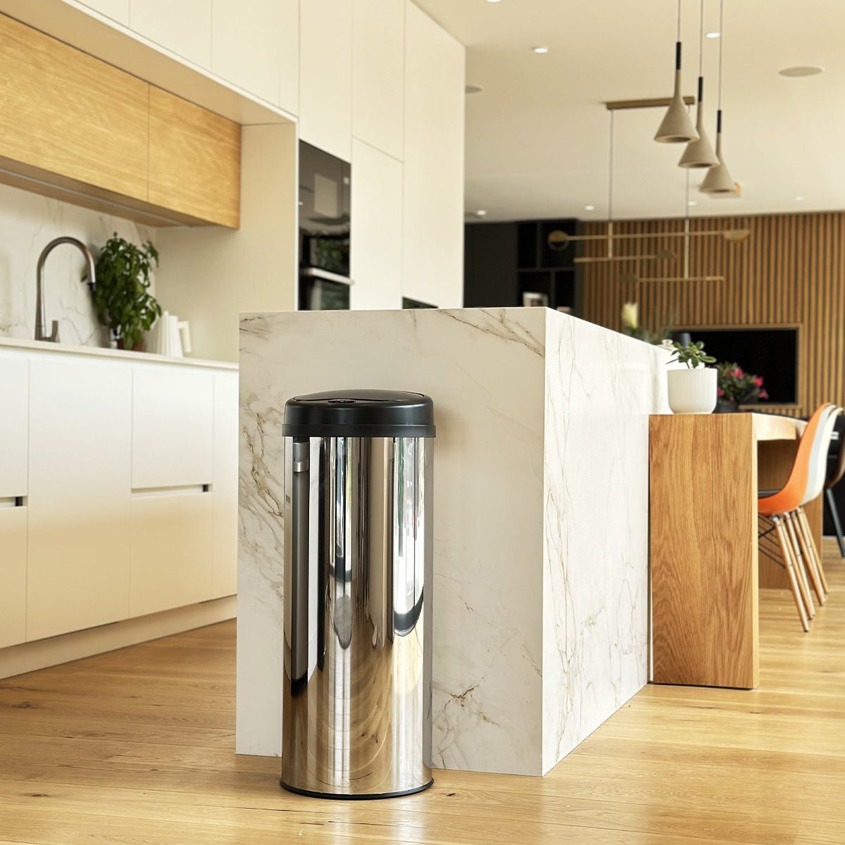 Poubelle de cuisine automatique ARTIC 50L silver, KITCHEN MOVE