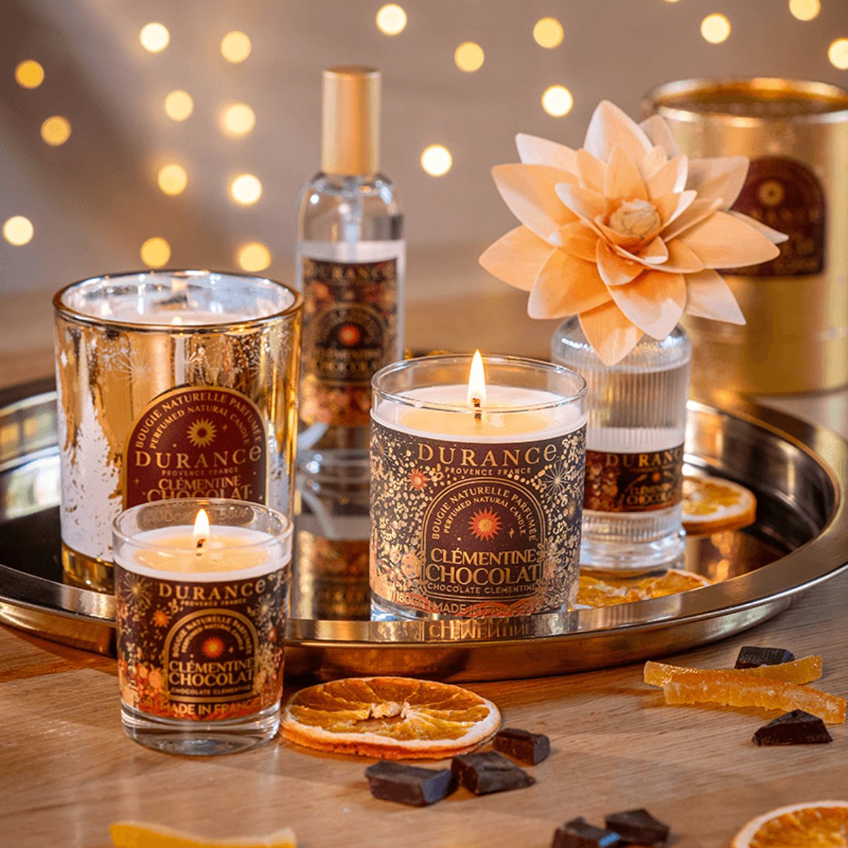 Fleur parfumée CLÉMENTINE CHOCOLAT couleur unique, DURANCE