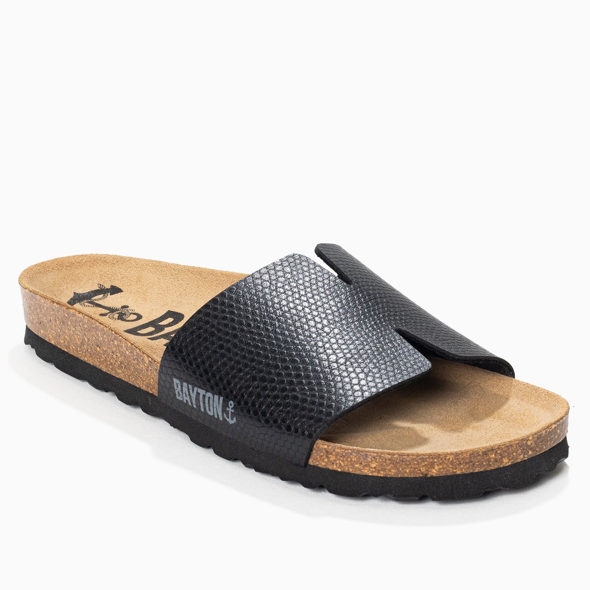 Sandales DJILIAN noir, BAYTON