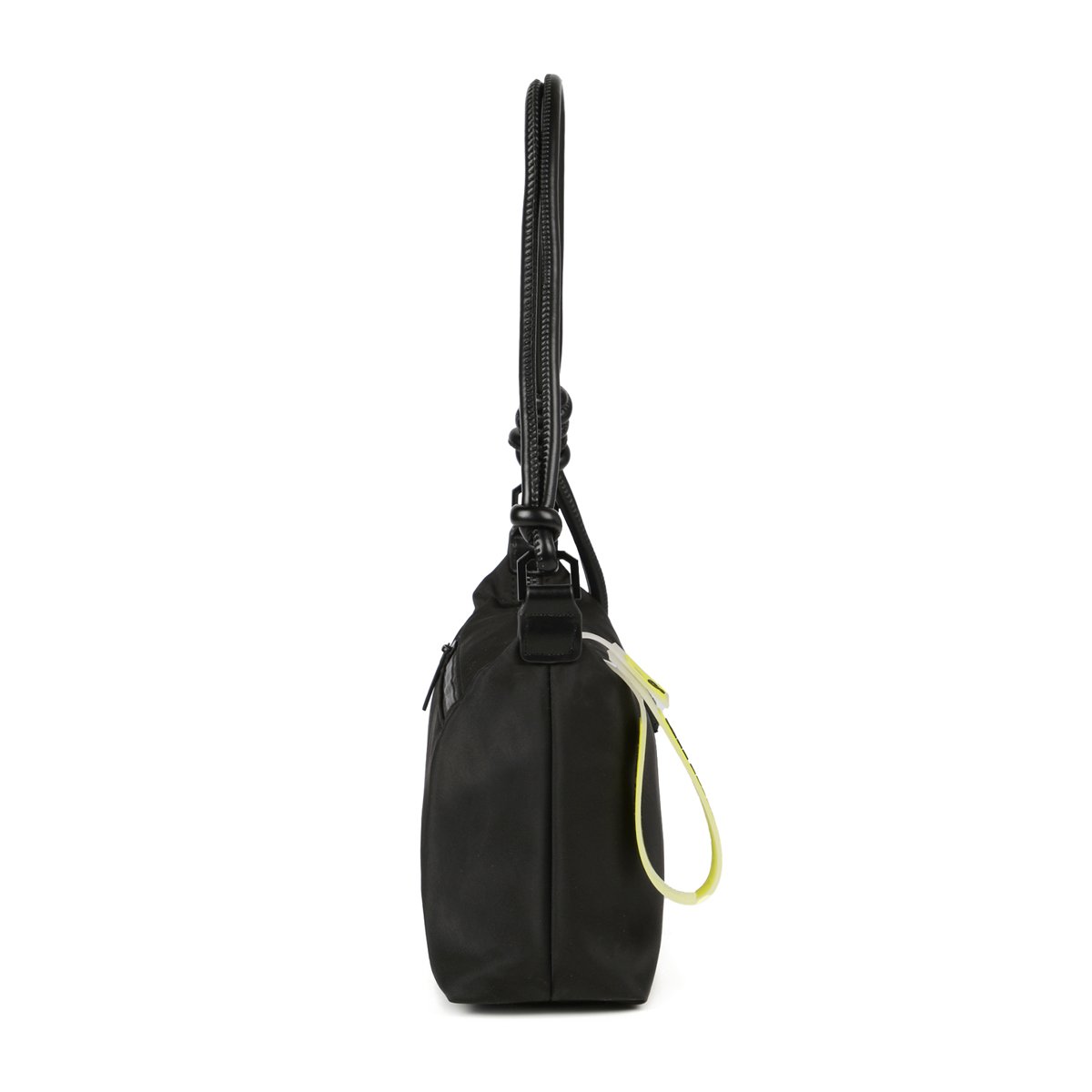Sac avec bandoulière amovible à fermeture éclair. noir, LOLA CASADEMUNT