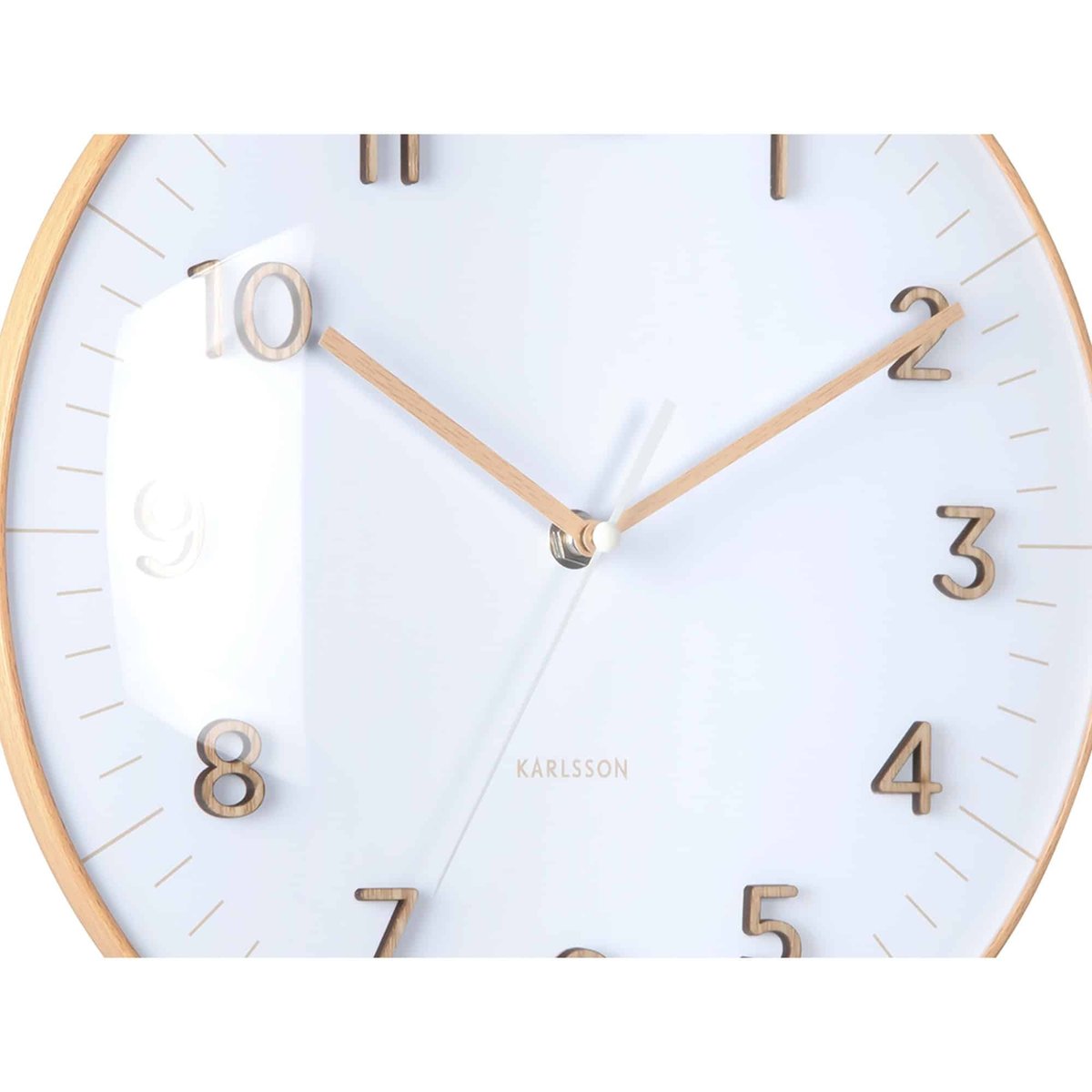 Horloge Murale Plastique ESENCIA DOME blanc, KARLSSON