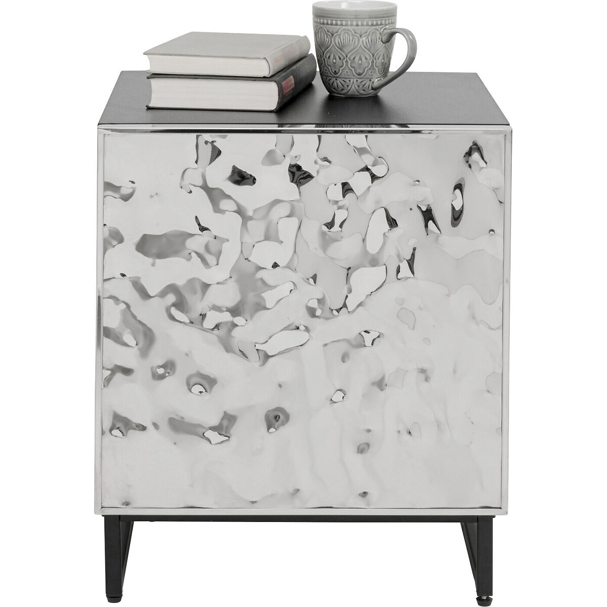 Petite commode Carino 50x40cm argent, KARE DESIGN
