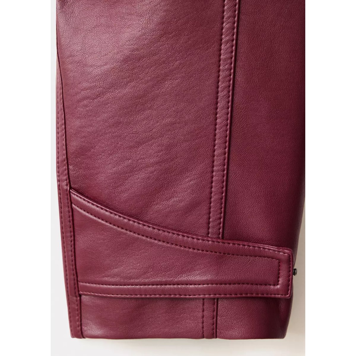 Veste oversize avec ceinture rouge, MANGO