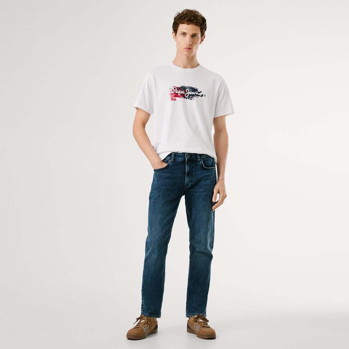 Stanley - Jean Coupe Tapered, Taille Normale vintage midnight, PEPE JEANS