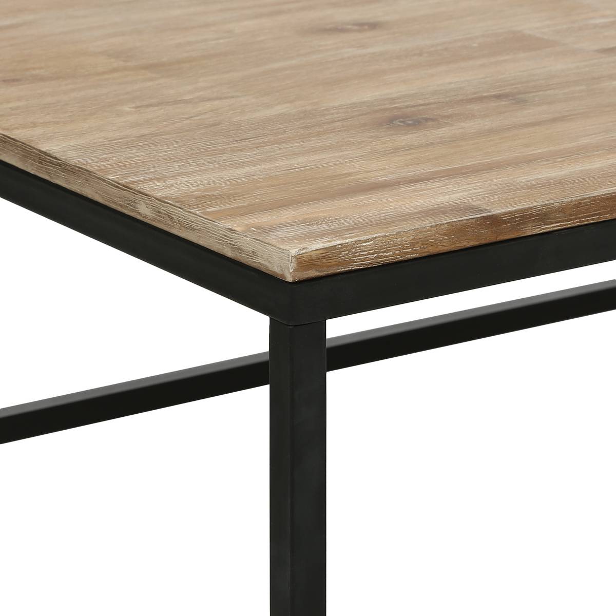 Table basse rectangulaire en bois d'acacia EDENA marron, ATMOSPHERA