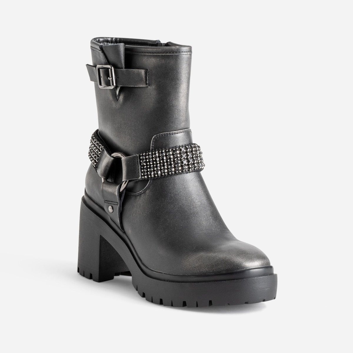 Boots À Talon CARLINA argent, TEXTO