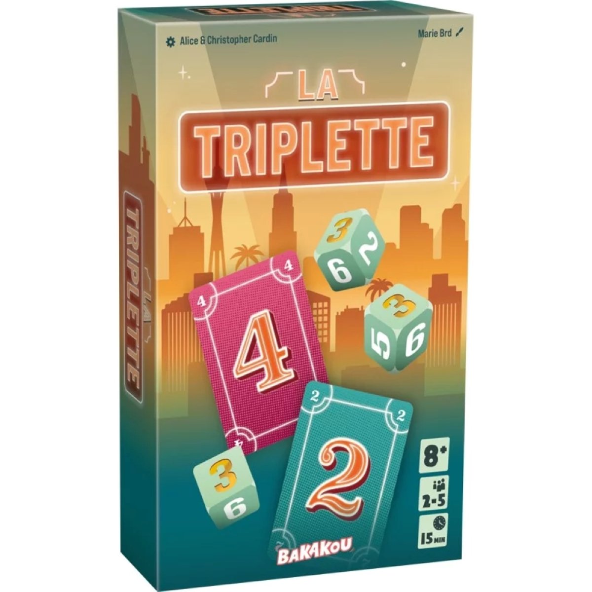La Triplette Jeux d'ambiance orange, GIGAMIC