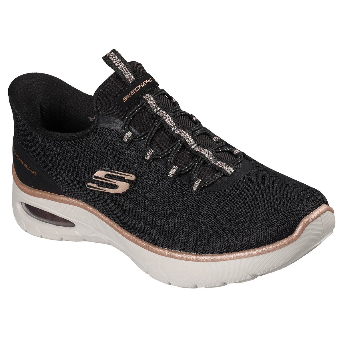 Baskets Slip-Ins: SKECH-AIR SUMMITS-SOFT RADIAN noir, SKECHERS