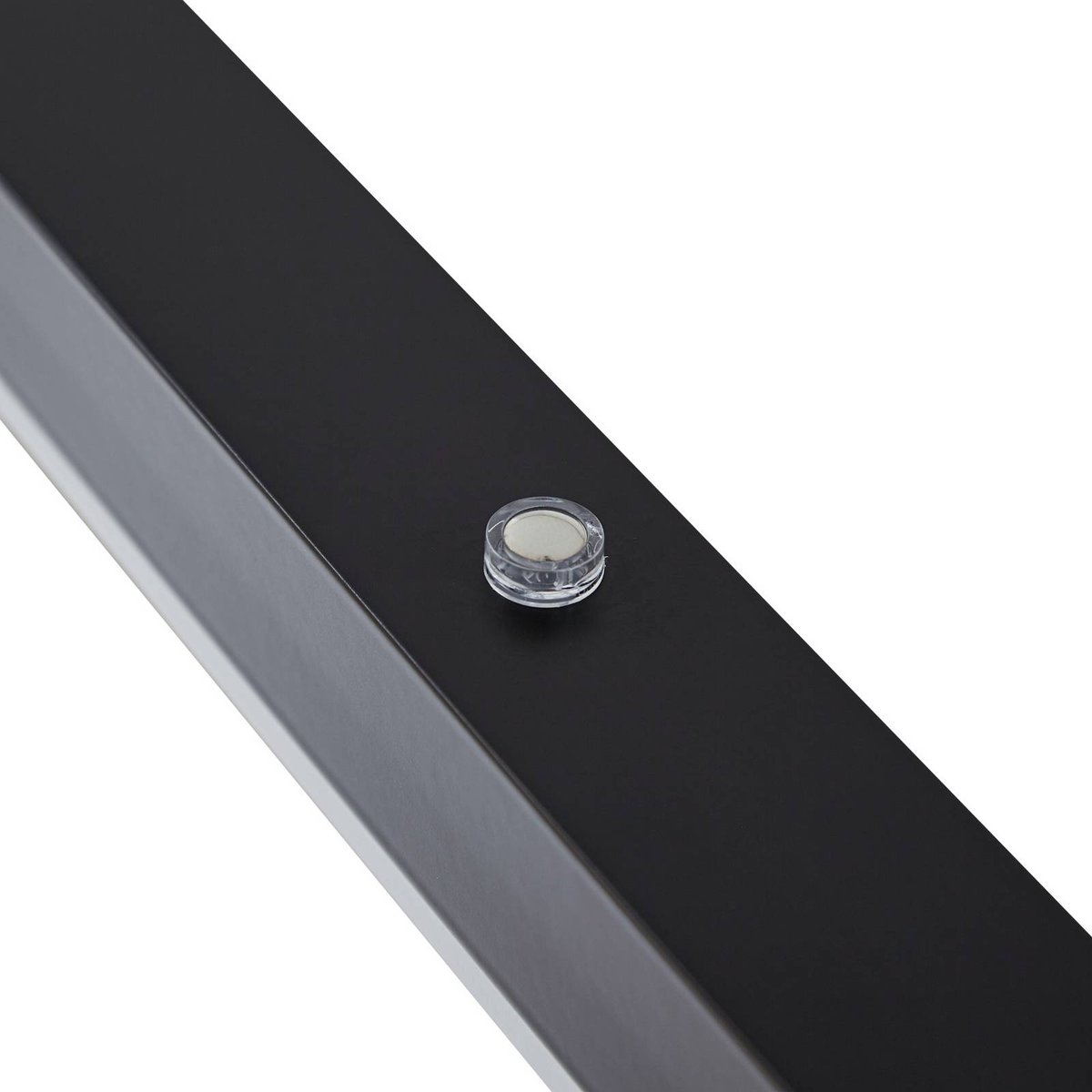 Suspension en métal moderneLED, Solvar noir, LUCANDE
