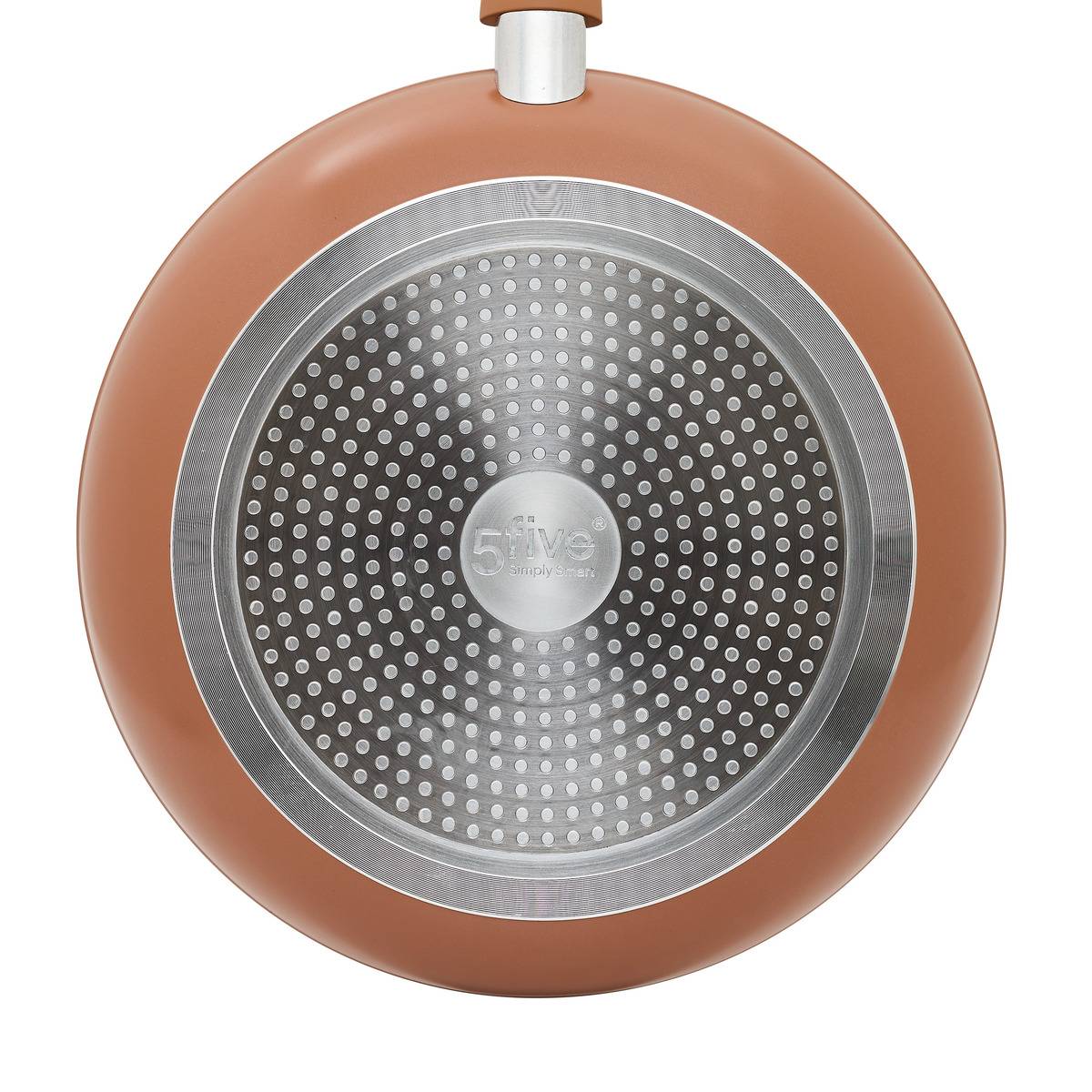 Poêle ronde en aluminium recyclé TOSCANE terracotta, 5FIVE SIMPLY SMART