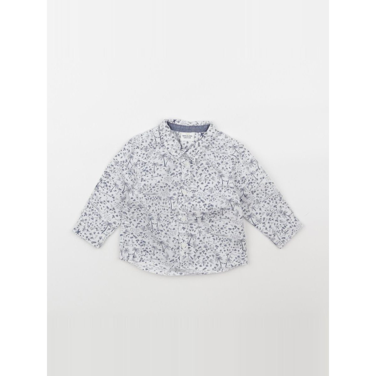 Chemise - Très bon état blanc, bleu, TAPE A L'OEIL