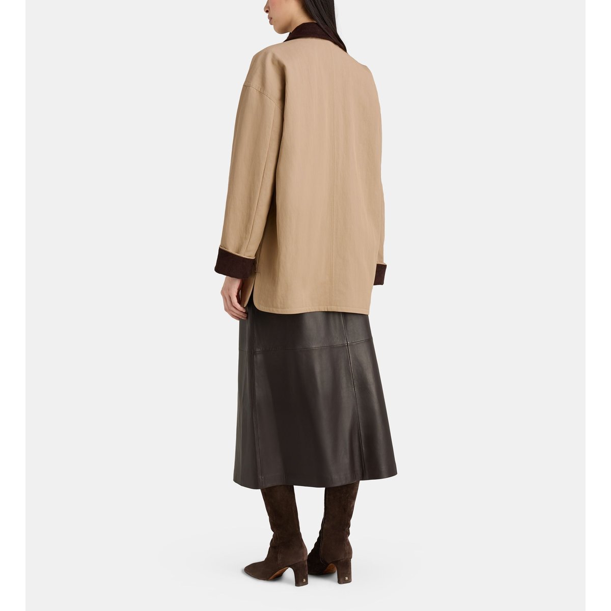 Parka de chasse omer col velours beige moyen, JODHPUR