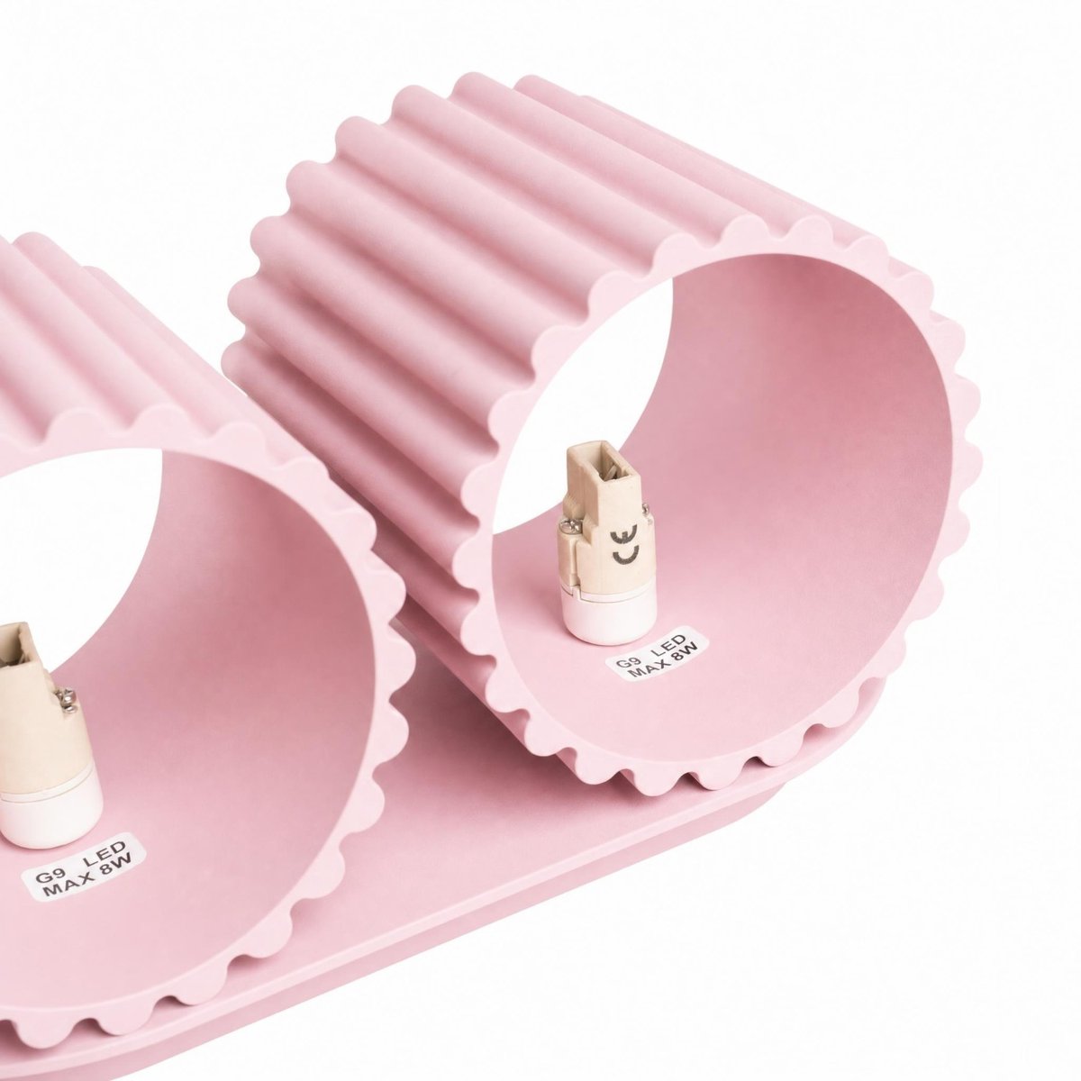 Applique murale Aluminium Rose G9 2 Aura rose, EDEN