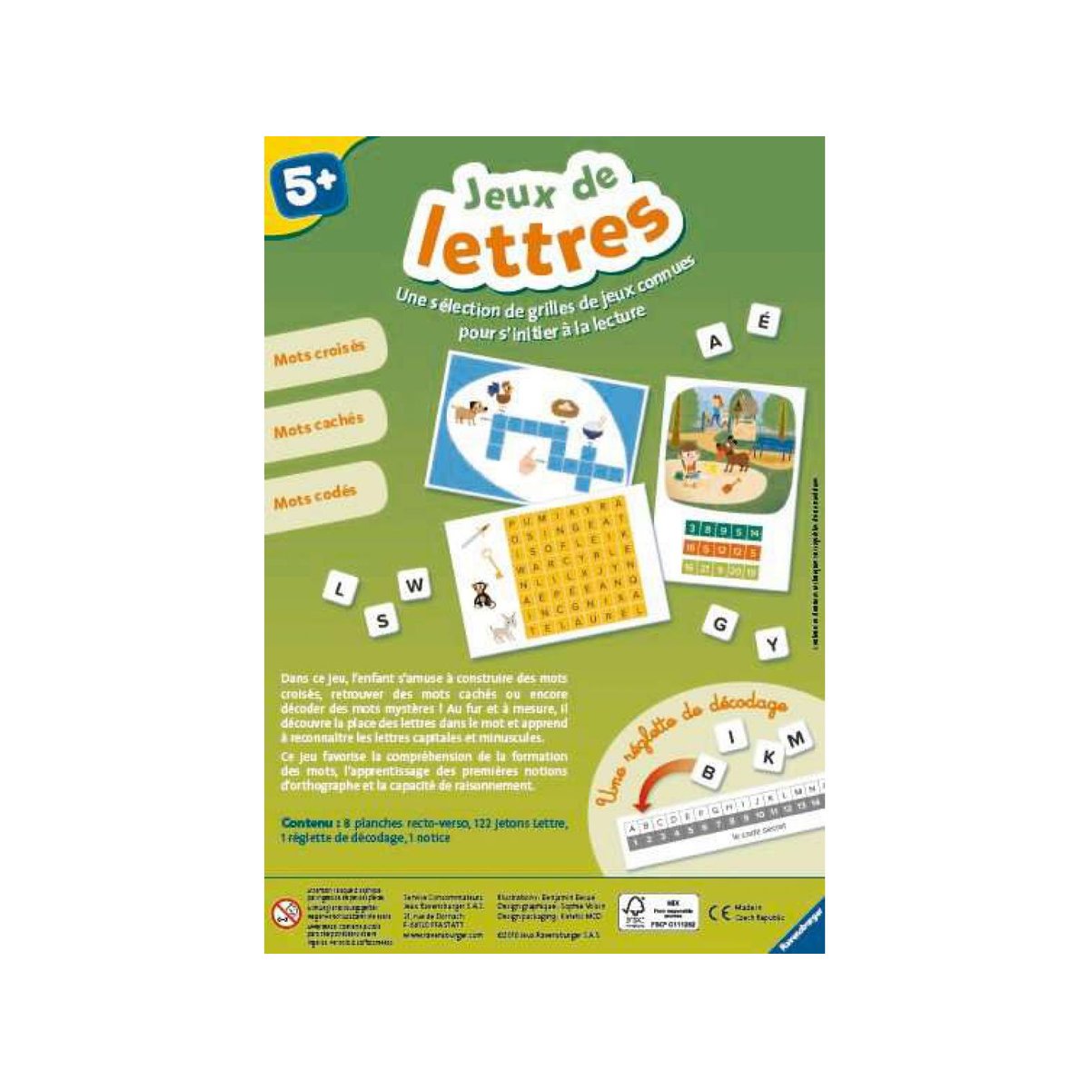 Jeux de lettres couleur unique, RAVENSBURGER