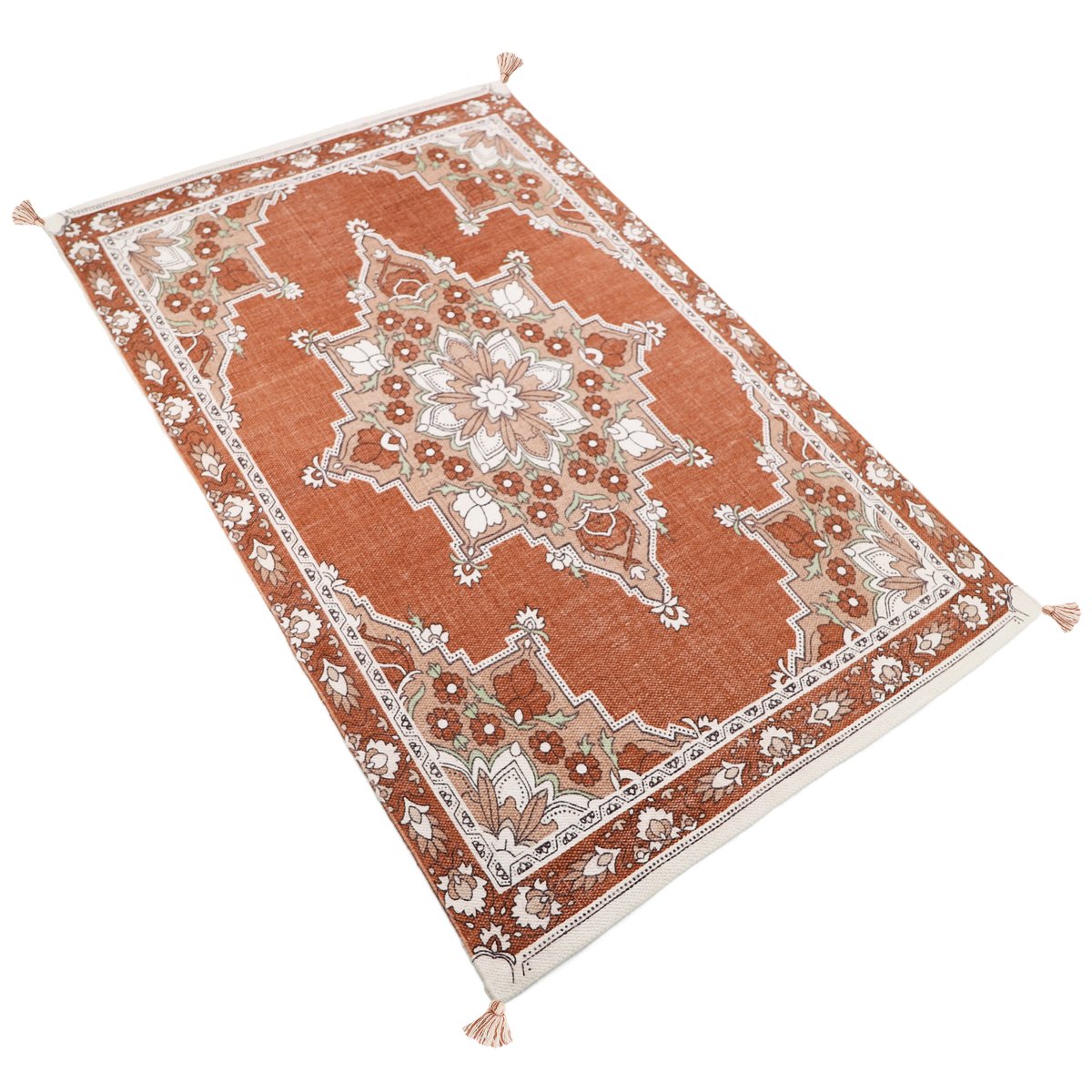 Tapis coton imprimé motif bohème LALITHA multi, NATTIOT