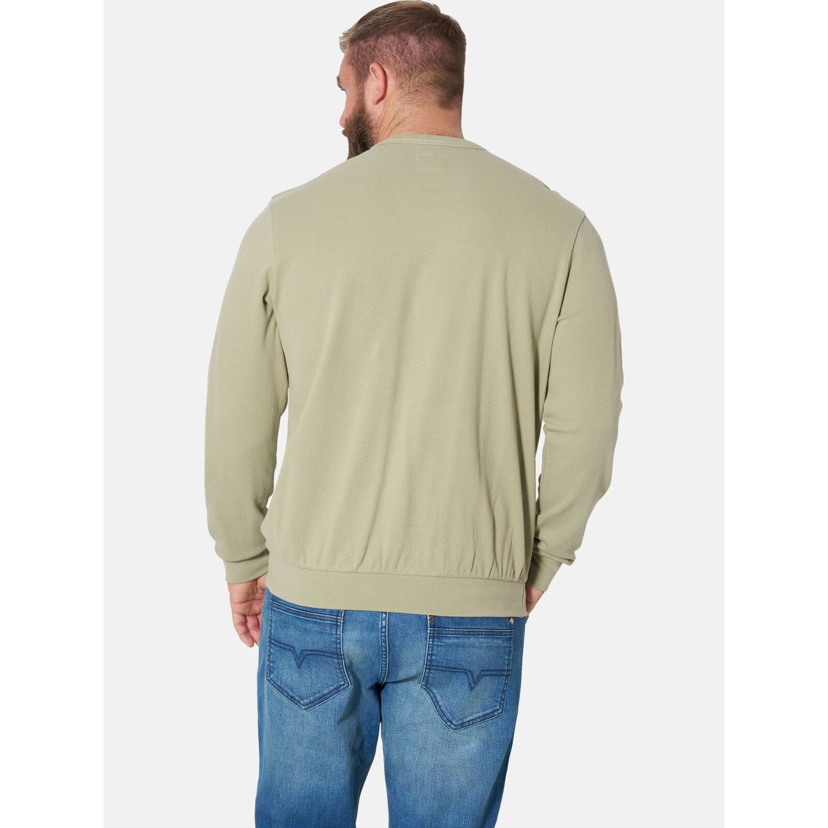 Lot de 2 sweatshirts TUDEMAL bleu foncé kaki, JAN VANDERSTORM